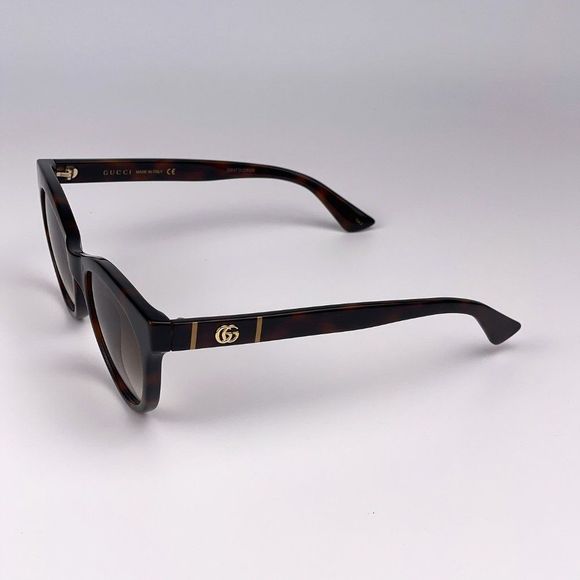 Gucci Logo GG0763S 002 Sunglasses Cat Eye Havana Brown Women main image 5